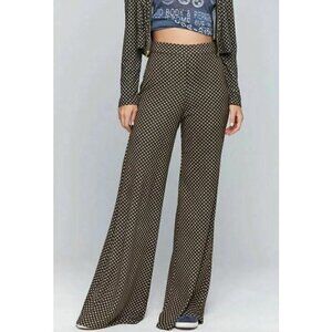 New Flynn Skye Ride or Die Pant Womens XS Forest Gems High Waist Flared Leg